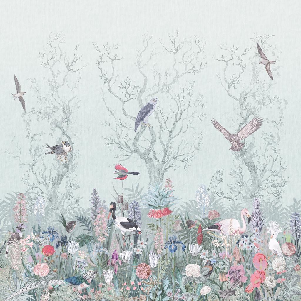 Панно Affresco Wallpaper Part 2 Birds Residence LE25-COL1 2x2,01 м