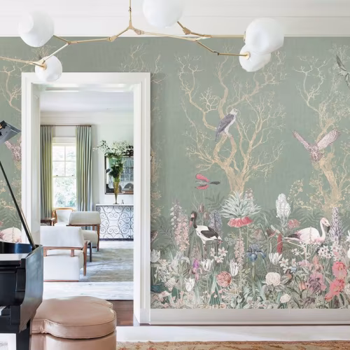 Панно Affresco Wallpaper Part 2 Birds Residence LE25-COL4 2x2,01 м