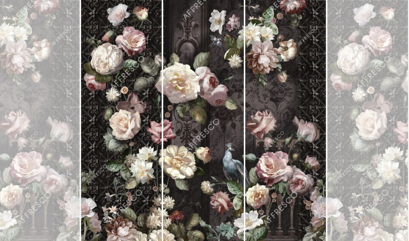 Панно Affresco Wallpaper Part 2 Rose AB58-COL1 2x2,01 м
