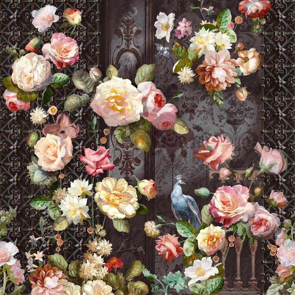 Панно Affresco Wallpaper Part 2 Rose AB58-COL2 2x2,01 м