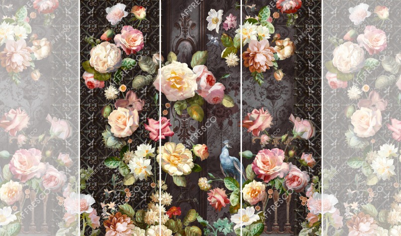 Панно Affresco Wallpaper Part 2 Rose AB58-COL2 2x2,01 м