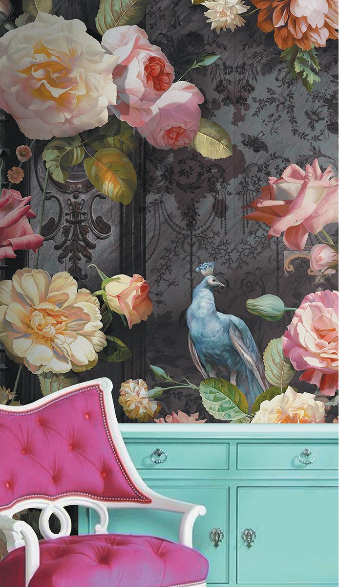 Панно Affresco Wallpaper Part 2 Rose AB58-COL2 2x2,01 м фото в интерьере