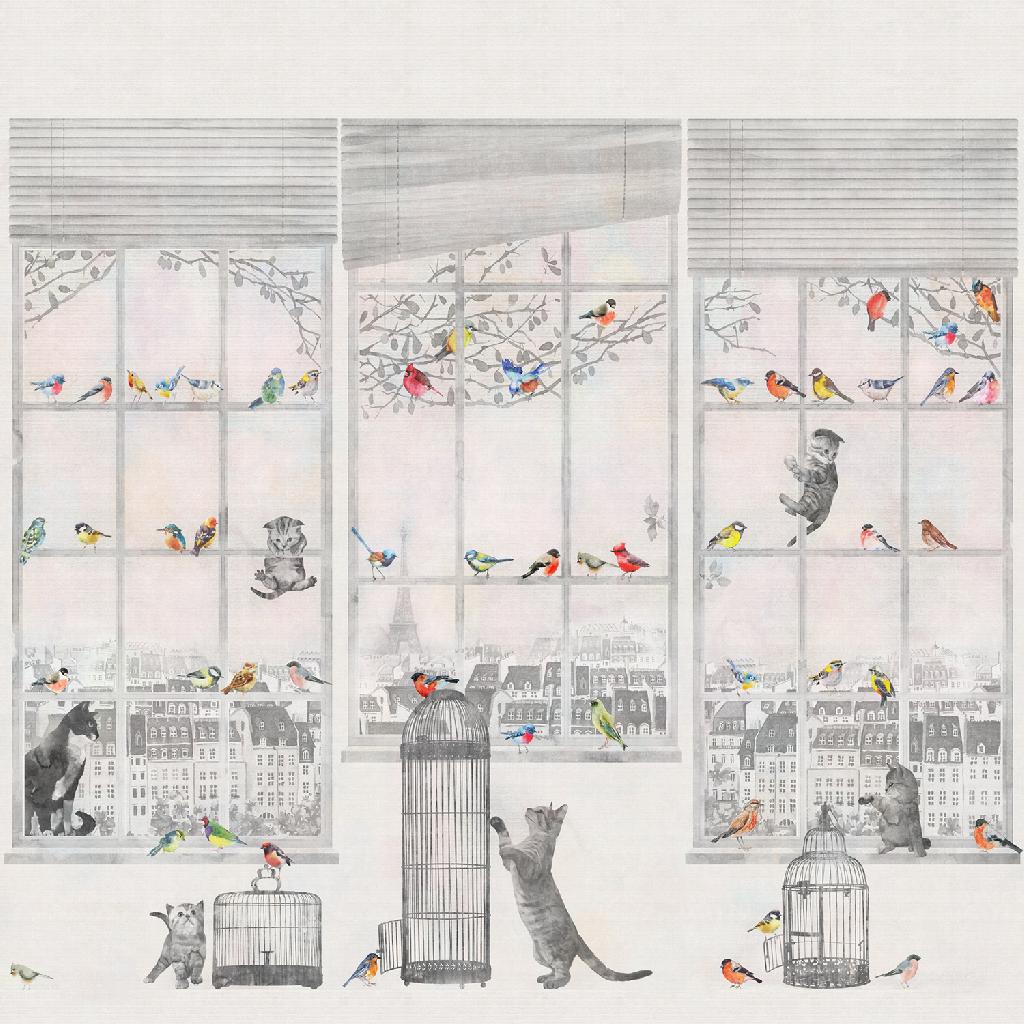 Панно Affresco Wallpaper Part 2 City Romance AB63-COL1 2x2,01 м