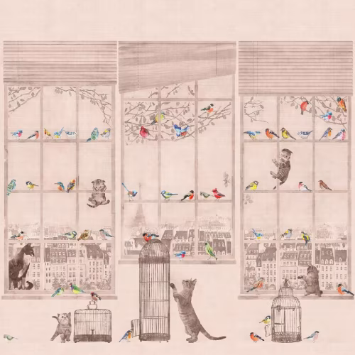 Панно Affresco Wallpaper Part 2 City Romance AB63-COL2 2x2,01 м
