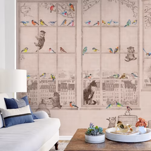 Панно Affresco Wallpaper Part 2 City Romance AB63-COL2 2x2,01 м