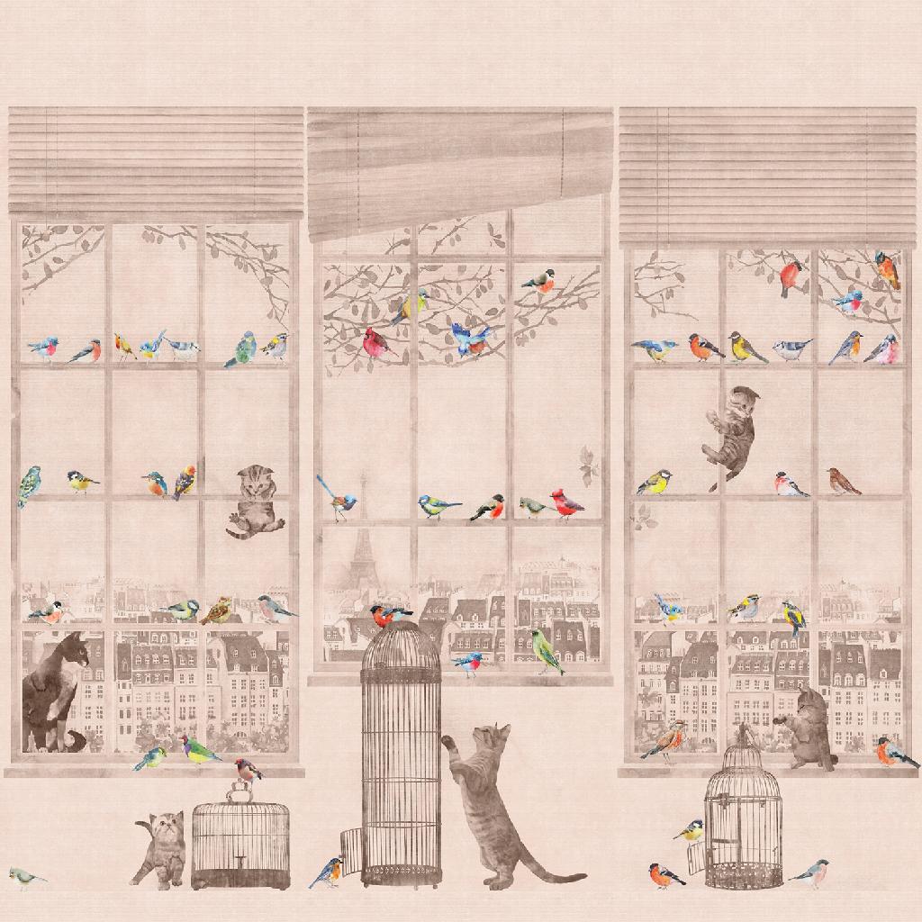 Панно Affresco Wallpaper Part 2 City Romance AB63-COL2 2x2,01 м