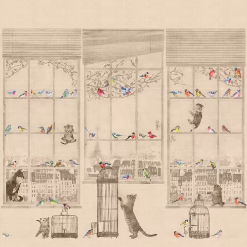 Панно Affresco Wallpaper Part 2 City Romance AB63-COL3 2x2,01 м