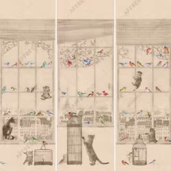 Панно Affresco Wallpaper Part 2 City Romance AB63-COL3 2x2,01 м