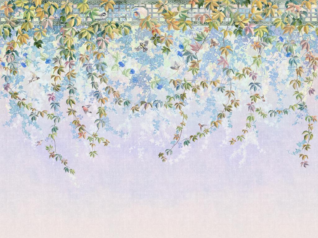 Панно Affresco Wallpaper Part 2 Grape DG36-COL1 2x2,68 м