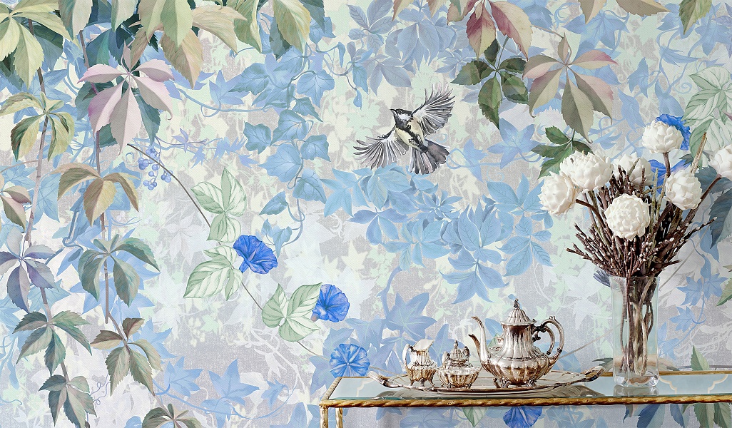 Панно Affresco Wallpaper Part 2 Grape DG36-COL2 2x2,68 м фото в интерьере