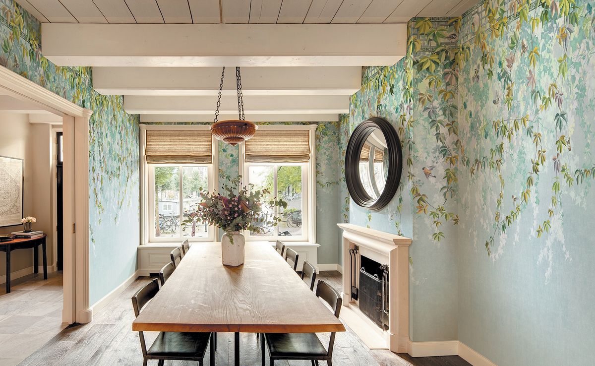 Панно Affresco Wallpaper Part 2 Grape DG36-COL3 2x2,68 м фото в интерьере