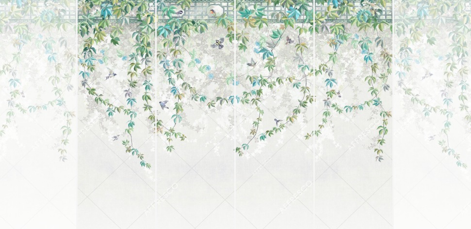 Панно Affresco Wallpaper Part 2 Grape DG36-COL4 2x2,68 м