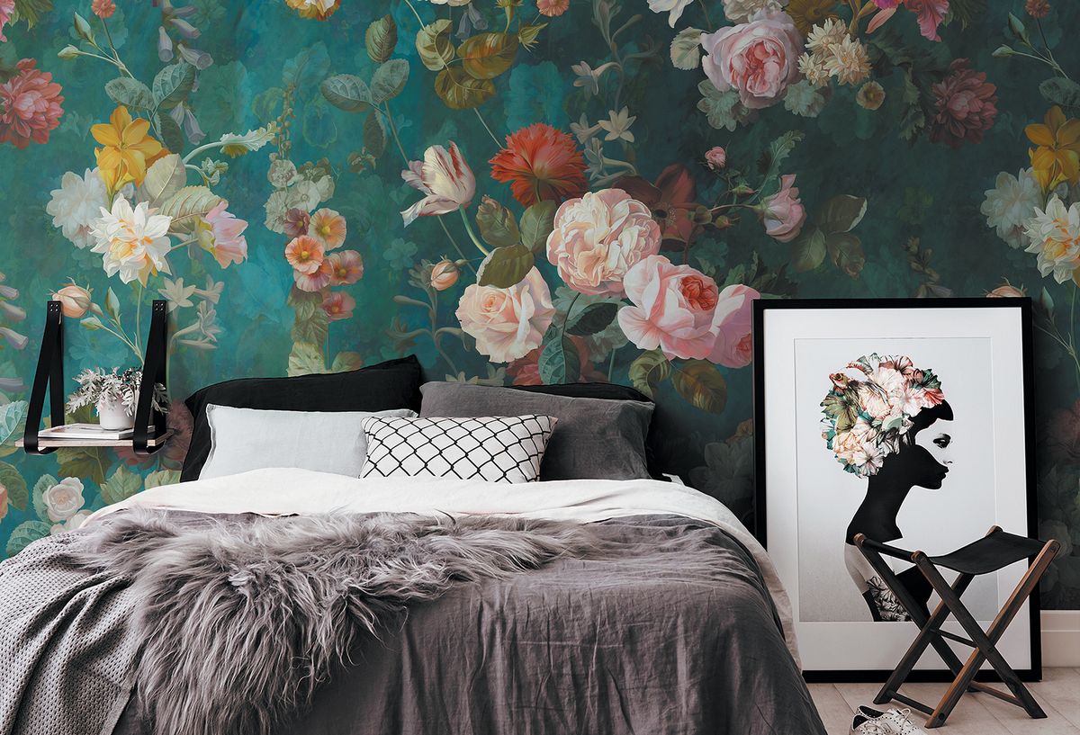 Панно Affresco Wallpaper Part 2 Wild Garden AB61-COL3 2x2,01 м фото в интерьере