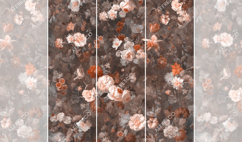 Панно Affresco Wallpaper Part 2 Wild Garden AB61-COL4 2x2,01 м