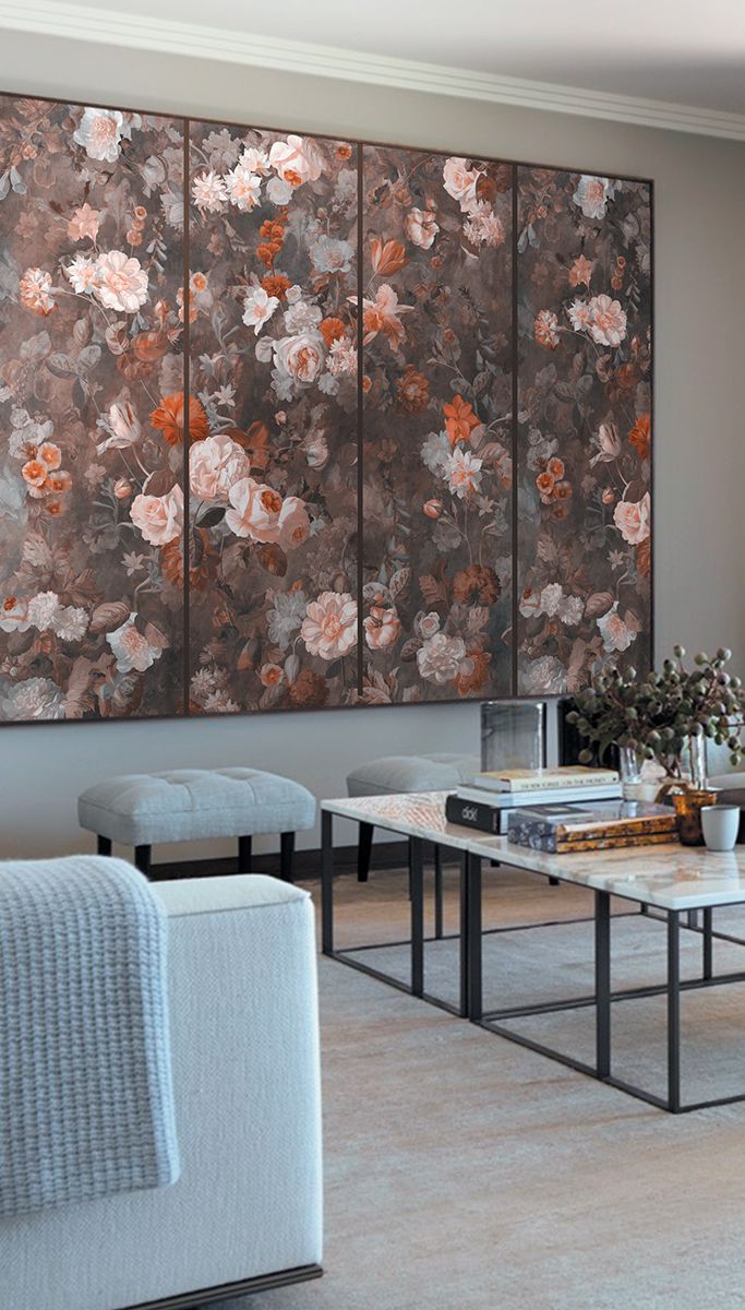 Панно Affresco Wallpaper Part 2 Wild Garden AB61-COL4 2x2,01 м фото в интерьере