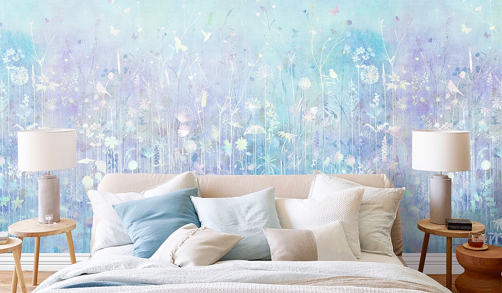 Панно Affresco Wallpaper Part 2 Tall Grass IV37-COL2 2x2,01 м фото в интерьере