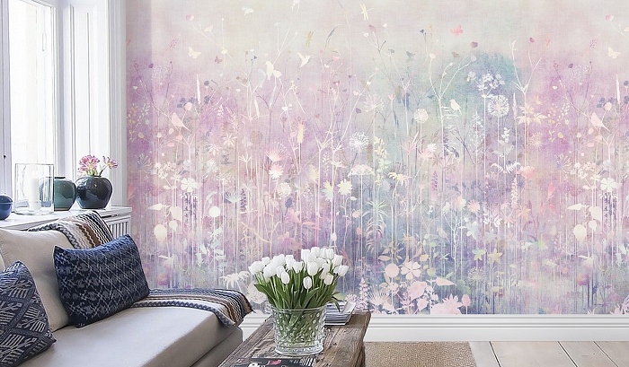 Панно Affresco Wallpaper Part 2 Tall Grass IV37-COL3 2x2,01 м фото в интерьере