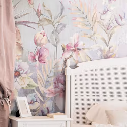 Панно Affresco Wallpaper Part 2 Watercolor Flowers AB54-COL1 2x2,68 м