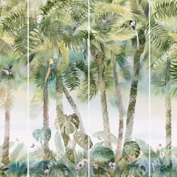 Панно Affresco Wallpaper Part 2 Tropical Vibe MT34-COL1 2x2,68 м