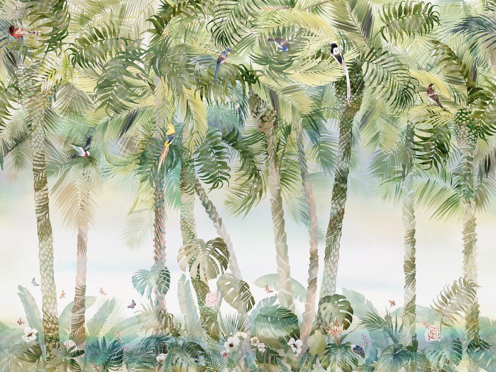 Панно Affresco Wallpaper Part 2 Tropical Vibe MT34-COL1 2x2,68 м