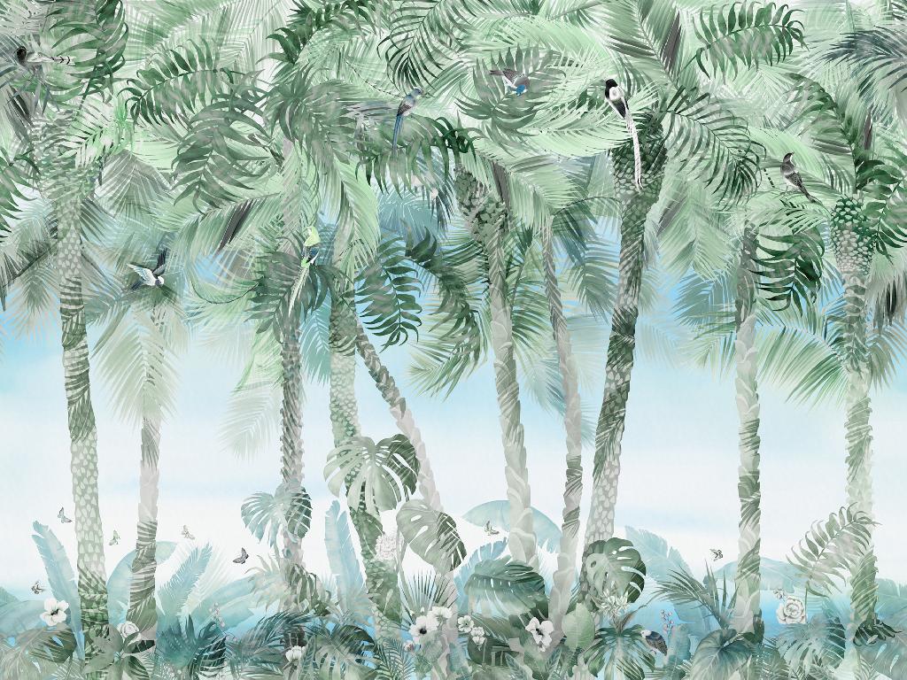 Панно Affresco Wallpaper Part 2 Tropical Vibe MT34-COL2 2x2,68 м