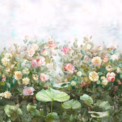 Панно Affresco Wallpaper Part 2 Rose Garden AB59-COL1 2x2,01 м