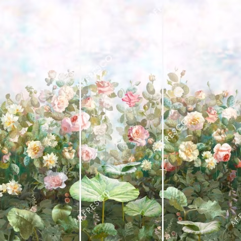 Панно Affresco Wallpaper Part 2 Rose Garden AB59-COL1 2x2,01 м