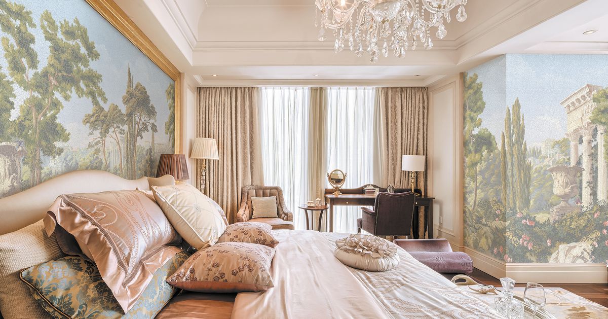 Панно Affresco Wallpaper Part 2 Italian Scenery AF742-COL3 2,4x4,6 м фото в интерьере