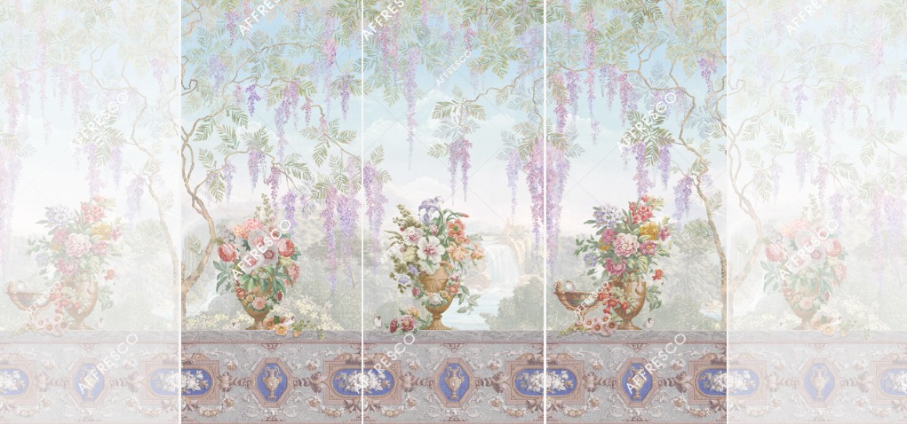 Панно Affresco Wallpaper Part 2 Jacaranda Tapestry AF736-COL3 2,4x3 м