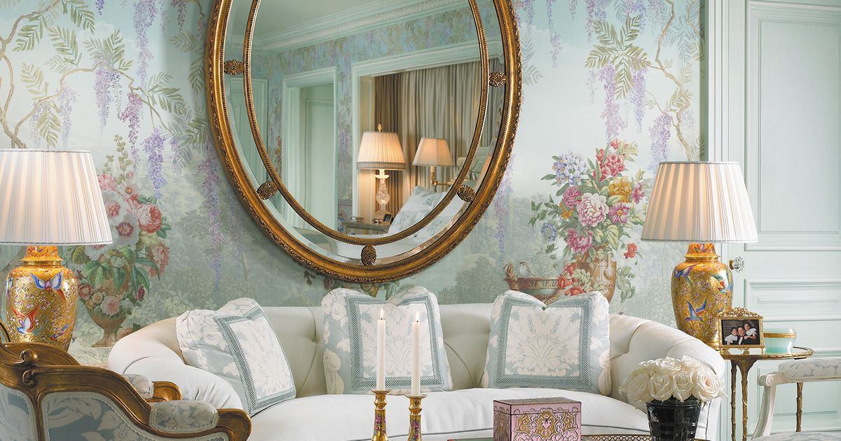 Панно Affresco Wallpaper Part 2 Jacaranda Tapestry AF736-COL3 2,4x3 м фото в интерьере