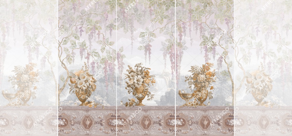 Панно Affresco Wallpaper Part 2 Jacaranda Tapestry AF736-COL4 2,4x3 м