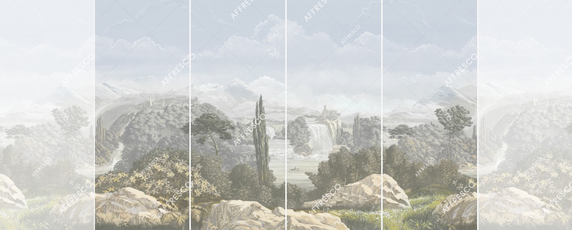 Панно Affresco Wallpaper Part 2 Mountain Scenery AF743-COL1 2,4x4 м