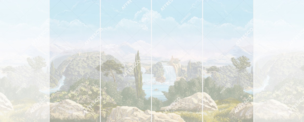 Панно Affresco Wallpaper Part 2 Mountain Scenery AF743-COL2 2,4x4 м