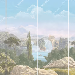 Панно Affresco Wallpaper Part 2 Mountain Scenery AF743-COL3 2,4x4 м