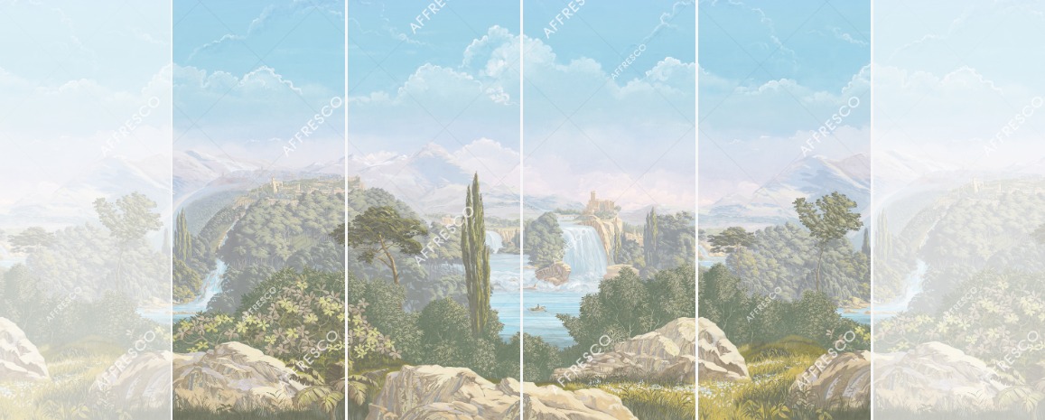 Панно Affresco Wallpaper Part 2 Mountain Scenery AF743-COL3 2,4x4 м
