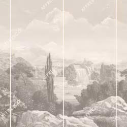Панно Affresco Wallpaper Part 2 Mountain Scenery AF743-COL4 2,4x4 м