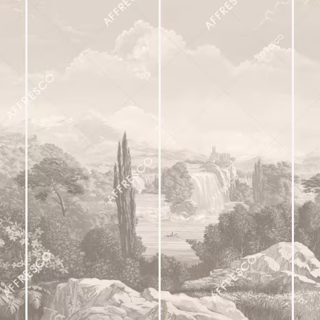 Панно Affresco Wallpaper Part 2 Mountain Scenery AF743-COL4 2,4x4 м