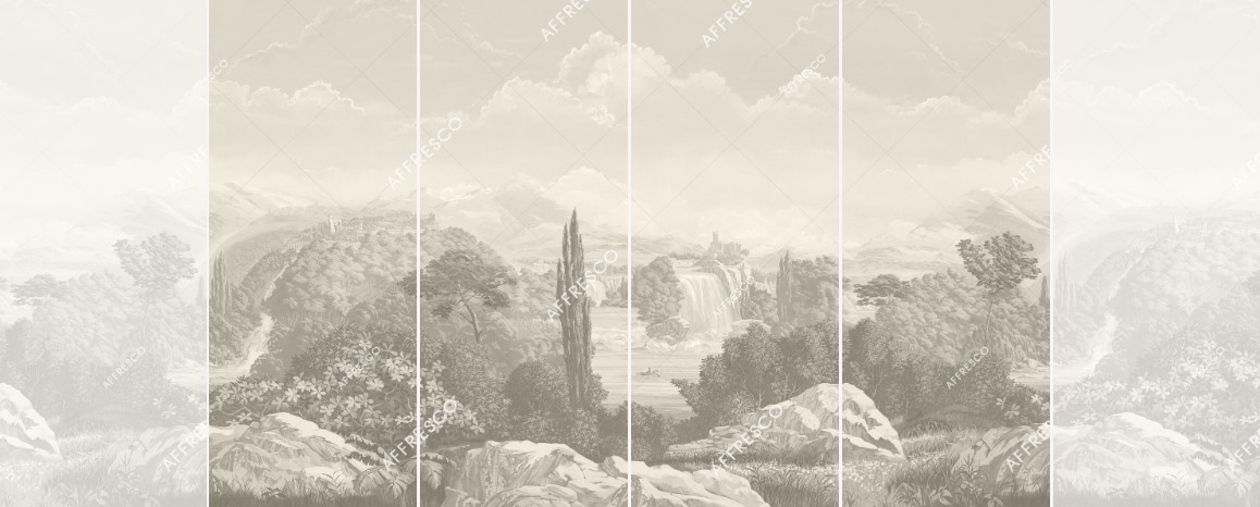 Панно Affresco Wallpaper Part 2 Mountain Scenery AF743-COL4 2,4x4 м