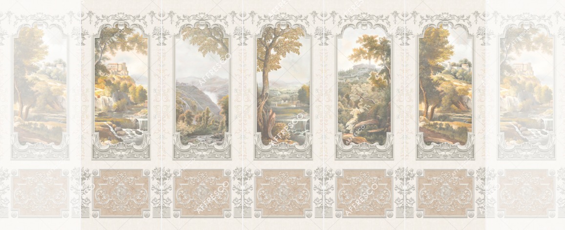 Панно Affresco Wallpaper Part 2 Po Valley AF733-COL1 2,4x4,25 м