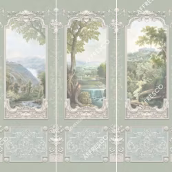 Панно Affresco Wallpaper Part 2 Po Valley AF733-COL3 2,4x4,25 м