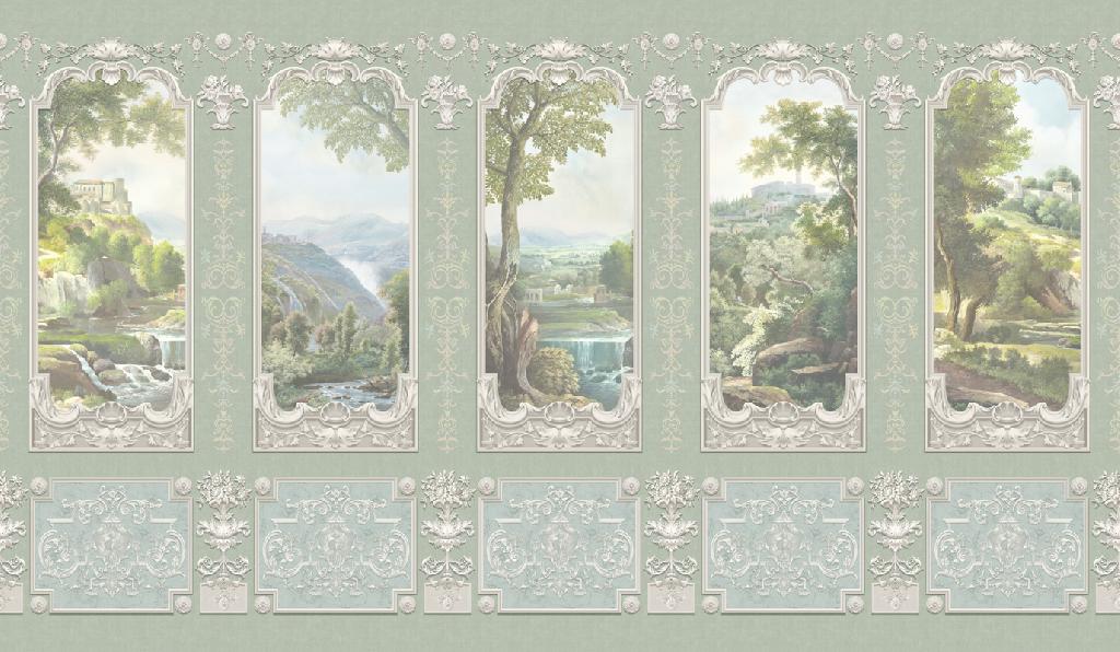 Панно Affresco Wallpaper Part 2 Po Valley AF733-COL3 2,4x4,25 м