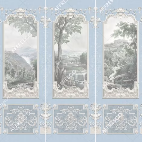 Панно Affresco Wallpaper Part 2 Po Valley AF733-COL4 2,4x4,25 м