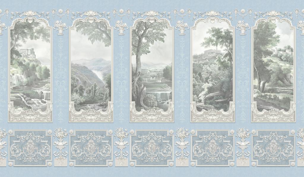 Панно Affresco Wallpaper Part 2 Po Valley AF733-COL4 2,4x4,25 м