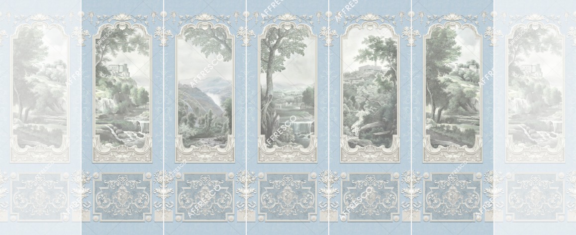Панно Affresco Wallpaper Part 2 Po Valley AF733-COL4 2,4x4,25 м