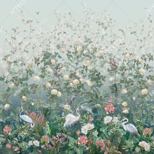 Панно Affresco Wallpaper Part 2 Paradise Garden AF960-COL1 2x2,01 м
