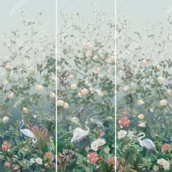Панно Affresco Wallpaper Part 2 Paradise Garden AF960-COL1 2x2,01 м