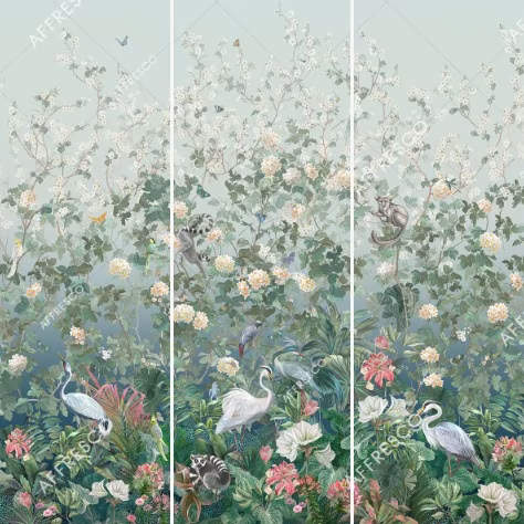 Панно Affresco Wallpaper Part 2 Paradise Garden AF960-COL1 2x2,01 м