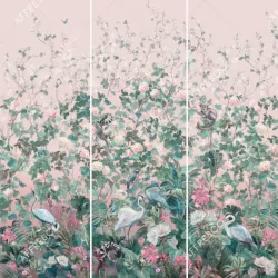 Панно Affresco Wallpaper Part 2 Paradise Garden AF960-COL2 2x2,01 м