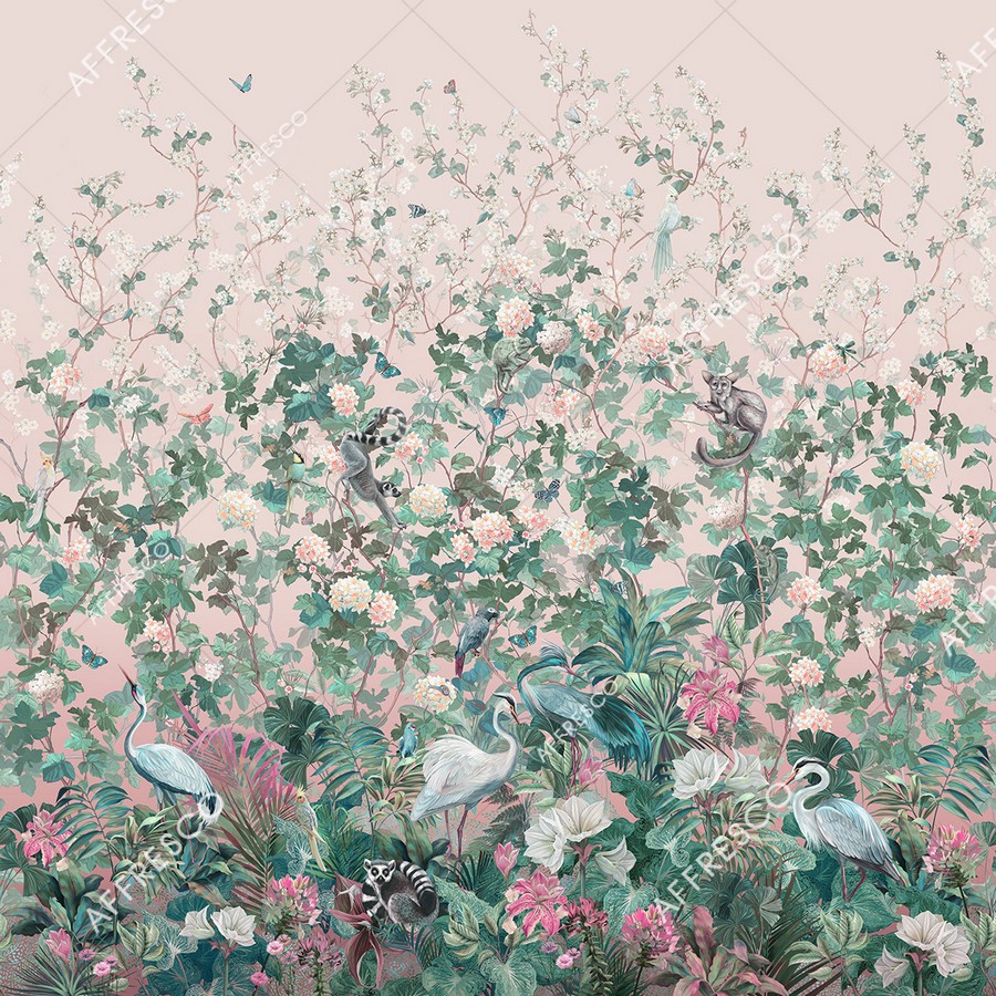 Панно Affresco Wallpaper Part 2 Paradise Garden AF960-COL2 2x2,01 м