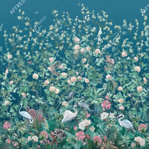 Панно Affresco Wallpaper Part 2 Paradise Garden AF960-COL3 2x2,01 м